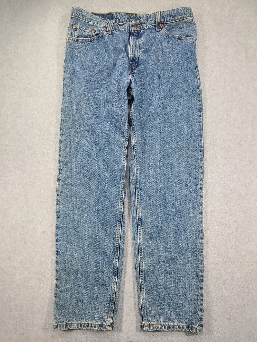 Vintage 90s Levi's Men's 556 Guys Fit Jeans Women 14 34x31 Medium Straight USA